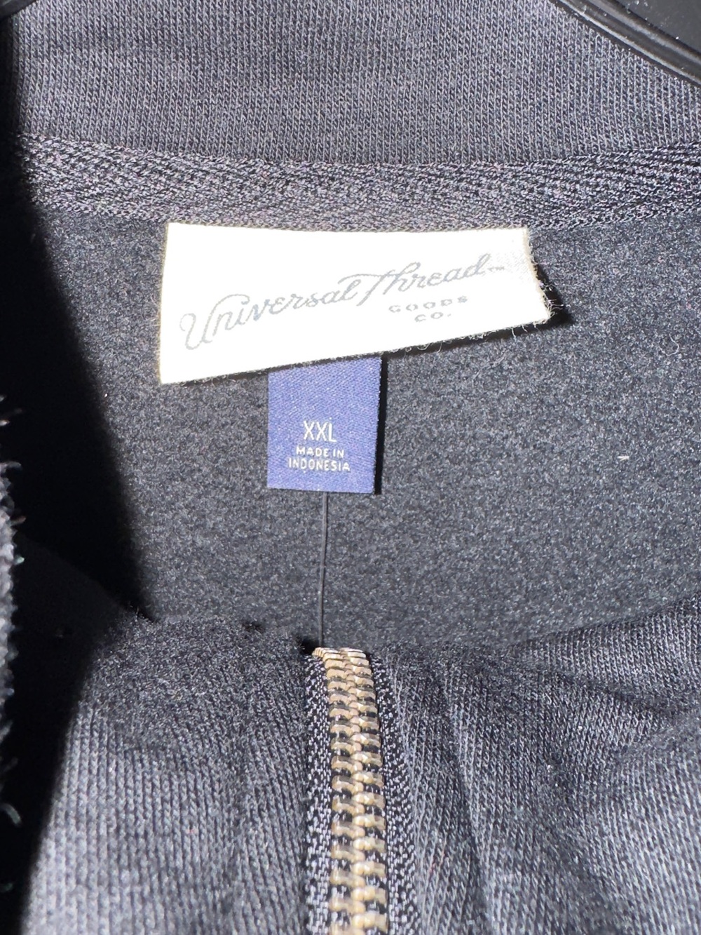Universal Thread Navy Zip-Front Jumpsuit - Picture 6 of 9